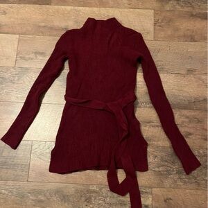 Magaschoni Deep Red Knit Top